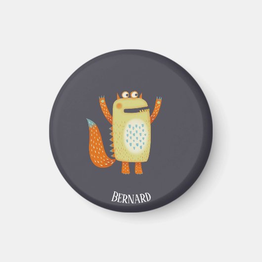 Monster Bernard Individuelle Name Magnet (Vorne)