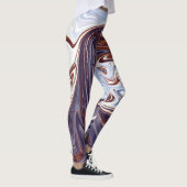 Monster | Beste abstrakte Malerei Leggings (Rechts)