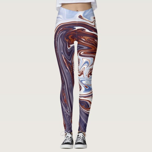 Monster | Beste abstrakte Malerei Leggings (Vorderseite)