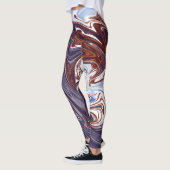 Monster | Beste abstrakte Malerei Leggings (Links)