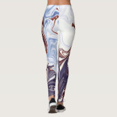Monster | Beste abstrakte Malerei Leggings (Rückseite)