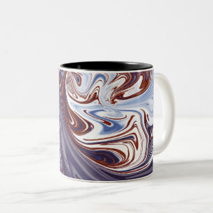 Monster Beste abstrakte Malerei Zweifarbige Tasse