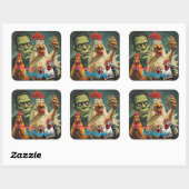 “Monster BFFs” Anna & Stan Sticker (Blatt)