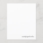 Monster Bingo - Baby-Dusche (Rückseite)