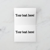 Monster Birthday Party Danke Karten (Innenseite)