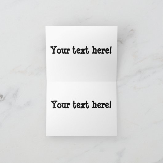 Monster Birthday Party Danke Karten (Innenseite)