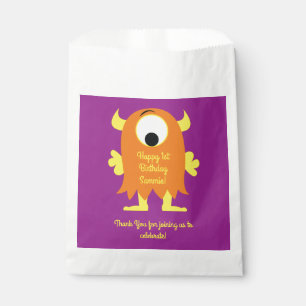 Monster Birthday Party Geschenktütchen