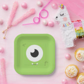 Monster Birthday Party Pappteller (Party)