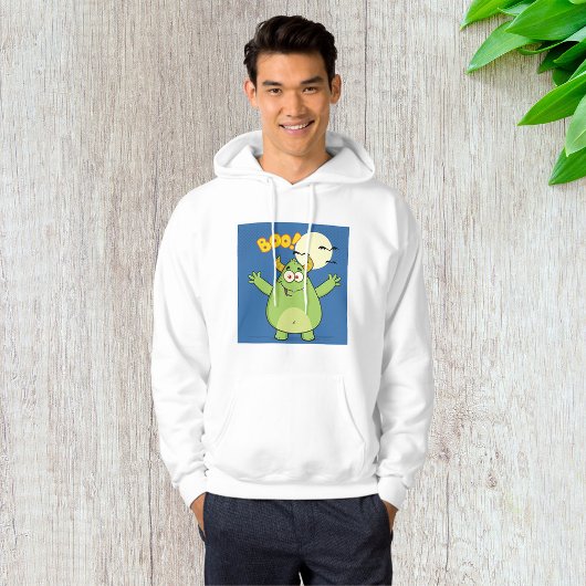 Monster Boo Mens Hoodie