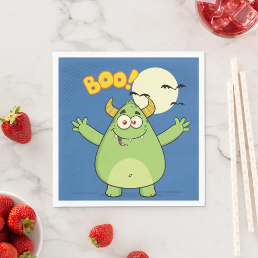 Monster Boo Paper Napkins Serviette (Beispiel)