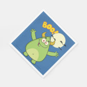 Monster Boo Paper Napkins Serviette (Ecke)
