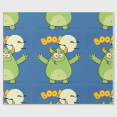 Monster Boo Wrapping Paper Geschenkpapier (Flach)