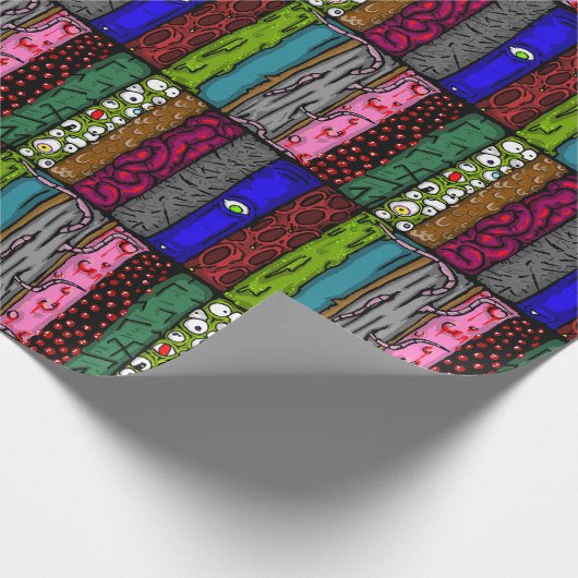 Monster Books Gift Wrap Geschenkpapier (Ecke)