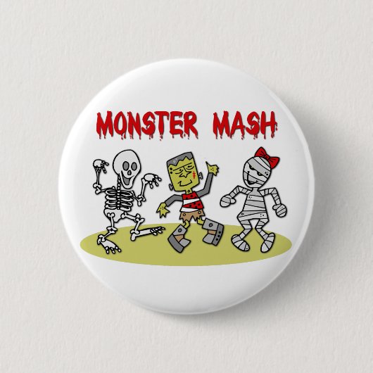 Monster-Breiknopf Button (Vorderseite)