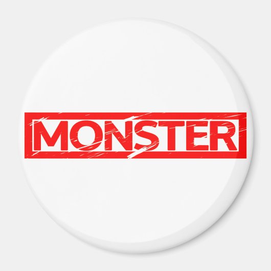 Monster-Briefmarke Magnet (Vorne)