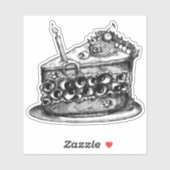 Monster-Cake-Sticker Aufkleber (Blatt)
