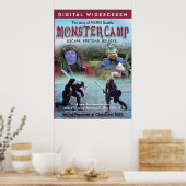 Monster Camp Poster (Küche)