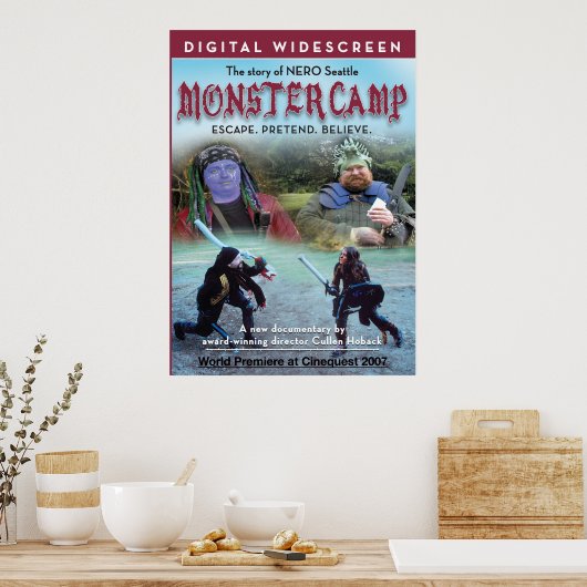 Monster Camp Poster (Küche)