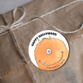 Monster Candy Happy Halloween Runder Aufkleber