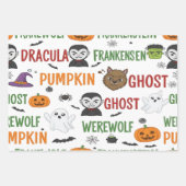 Monster Candy Parade Halloween-Geschenk Geschenkpapier Set (Vorderseite 2)