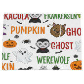 Monster Candy Parade zu Halloween Große Geschenktüte (Vorderseite)