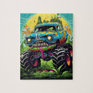 Monster Cars Puzzle