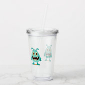 Monster/Cartoon/Alien Acryltrinkbecher (Rückseite)