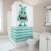 Monster/Cartoon/Alien Duschvorhang (Beispiel)