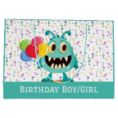 Monster/Cartoon/Alien Große Geschenktüte (Rückseite)