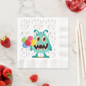 Monster/Cartoon/Alien Serviette (Beispiel)