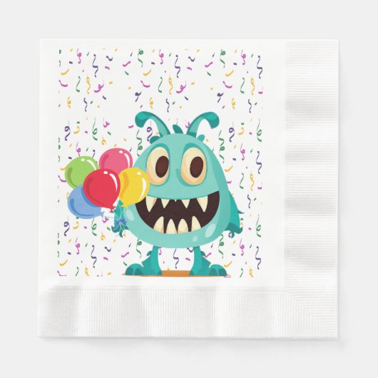 Monster/Cartoon/Alien Serviette (Vorderseite)
