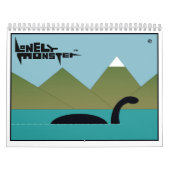 Monster-Cartoon-Kalender (zwei Seiten) Kalender (Titelbild)