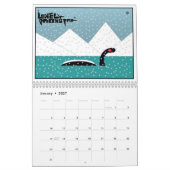 Monster-Cartoon-Kalender (zwei Seiten) Kalender (Jan 2027)