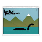 Monster-Cartoon-Kalender (zwei Seiten) Kalender (Titelbild)