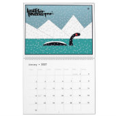 Monster-Cartoon-Kalender (zwei Seiten) Kalender (Jan 2027)