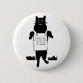 Monster Cat Button (Vorderseite)