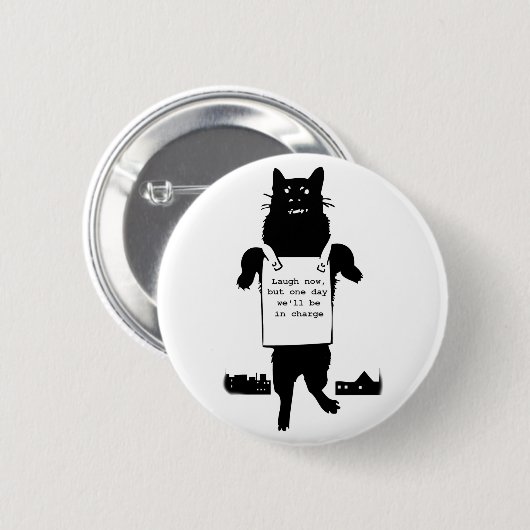 Monster Cat Button (Vorne & Hinten)
