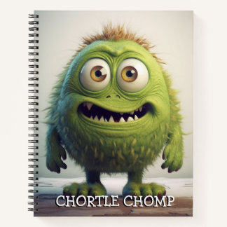 Monster-Chaos...Gekicher und Geknabber Notizblock