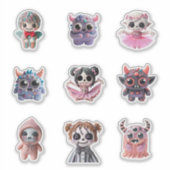 MONSTER CLAY COLORFUL AUFKLEBER (Vorderseite)