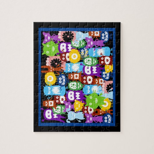 Monster Collage Jigsaw Puzzle (Vertikal)
