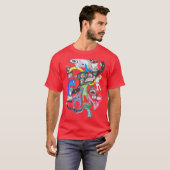 Monster-Collage T-Shirt (Vorne ganz)