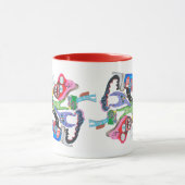 Monster-Collage Tasse (Zentrum)