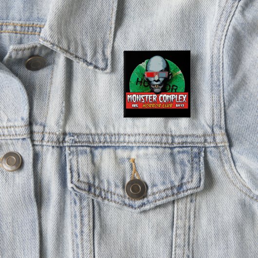 MONSTER COMPLEX 2-INCH-SQUARE-SCHALTFLÄCHE BUTTON (Beispiel)