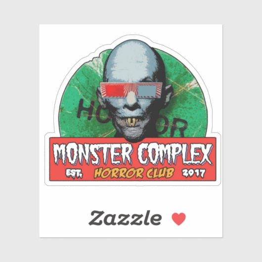 MONSTER COMPLEX CUT VINYL STICKERS AUFKLEBER (Blatt)