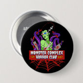 MONSTER COMPLEX HORROR CLUB HAUPTLOGO-TASTE/BUTTON BUTTON (Vorne & Hinten)