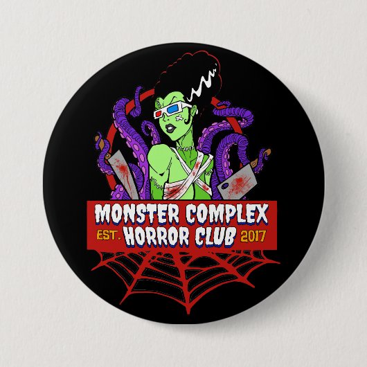 MONSTER COMPLEX HORROR CLUB HAUPTLOGO-TASTE/BUTTON BUTTON (Vorderseite)