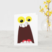 Monster Costume Easy Costume Goofy Ideen Halloween Karte (Gelbe Blume)