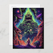 Monster Creative Horror Art Postkarte (Vorne/Hinten)