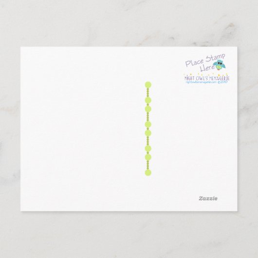 Monster Danke, Postcard Postkarte (Rückseite)