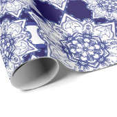 Monster der blauen China Geschenkpapier (Rolleneckpunkt)